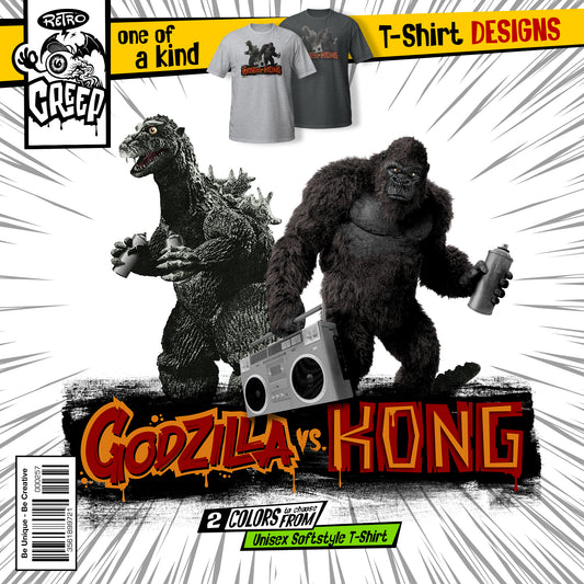 Godzilla vs Kong Graffiti T-shirt