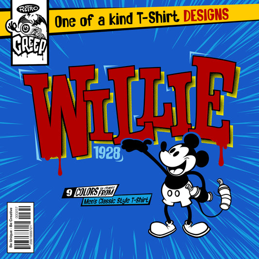 Steamboat Willie Graffiti T-shirt